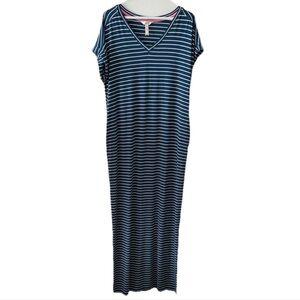 Matilda Jane Brilliant Daydream Set Sail Maxi Jersey Dress Small Nautical Stripe